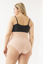 Утягивающие трусы с высокой талией (Размер: M) (Цвет: бежевый)