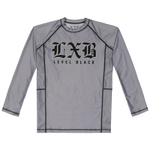 Рашгард Level x Black STEEL GRAY - Длинный рукав