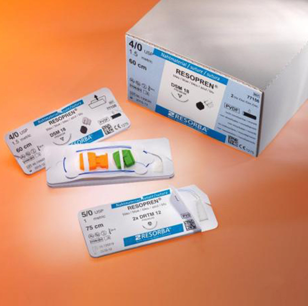 Резопрен (Resopren) M0.7 (6/0) 75см DRT 12, 36 шт.