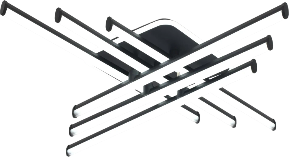 Потолочная светодиодная люстра Mirastyle XL-60332/6L+1 SBK