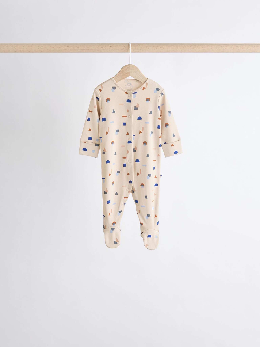 Комбинезон / Cлип для малышей Next K79-515, 7 шт., Голубой, Бежевый