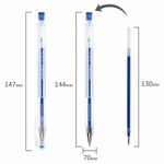 Ручки гелевые БЛЕСТКИ BRAUBERG "EXTRA", НАБОР 12 ЦВЕТОВ, узел 0,7 мм, линия 0,5 мм, 143909