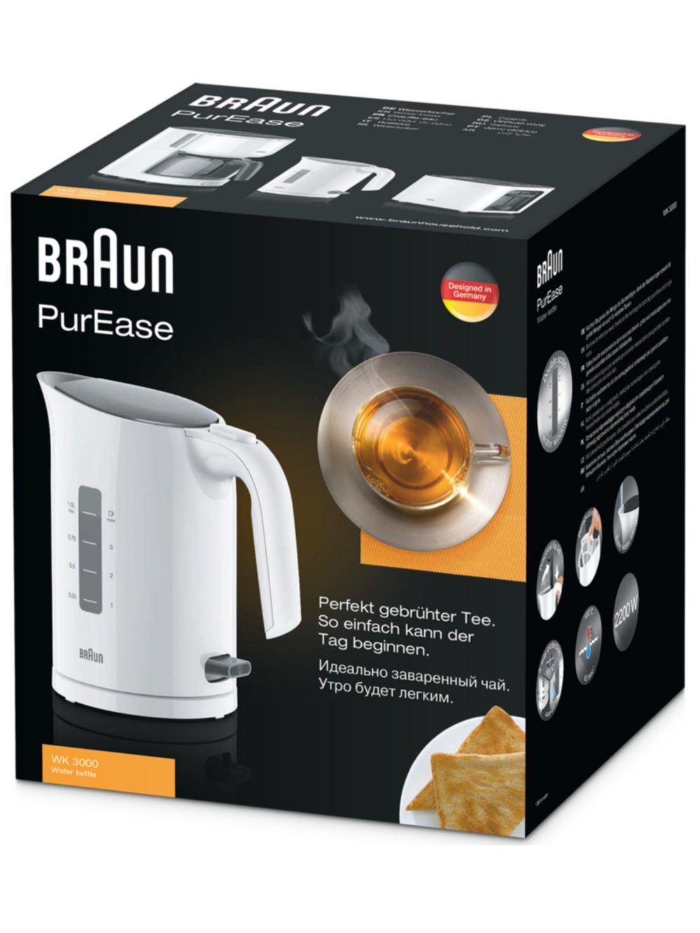 Чайник Braun PurEase WK3000 WH