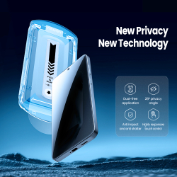 Стекло "Антишпион" от Nillkin для смартфона Samsung Galaxy S25+ Плюс, серия Guardian Privacy Tempered Glass Screen Proetector