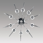 8032/10 CLASSI LN25 20 хром, металл/хрусталь Люстра подвесная Е14 10*40W 220V LAOKA