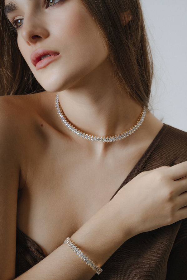 Чокер обруч дорожка овал