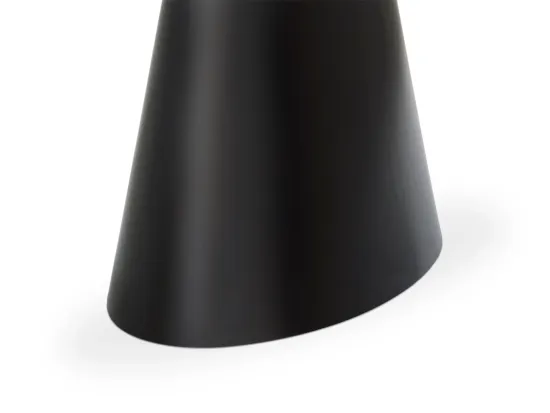 Обеденный стол Black Wood раздвижной черный МДФ 160-200