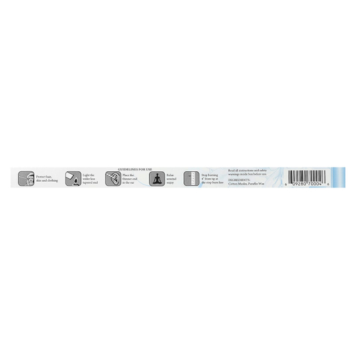Wally's Natural, Парафиновые ушные свечи Professional Collection, без запаха, 4 свечи