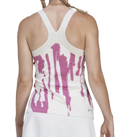 Топ теннисный Adidas New York Y-tank - white/semi pulse lilac