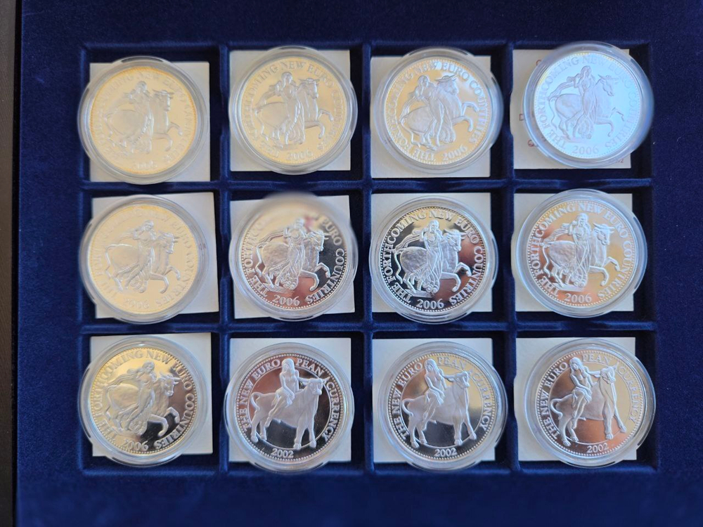 Europe. Set of 12 Medals — The Forthcoming New Euro Countries: A Collector’s Must-Have!