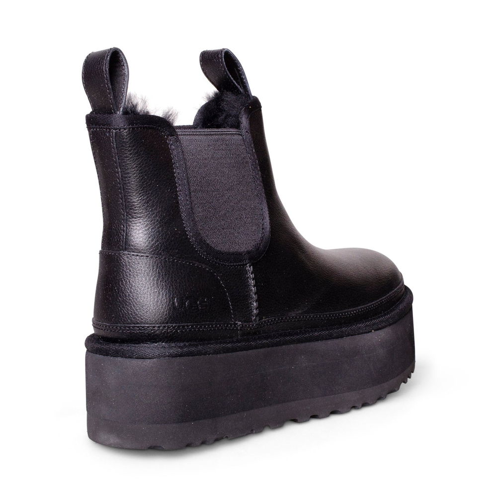 UGG Neumel Platform Chelsea - Leather Black