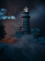 Деревянный конструктор Светильник Маяк "Бриз" (DROVO)