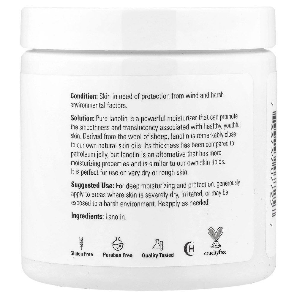 NOW Foods, Solutions, чистый ланолин, 198 г (7 унций)