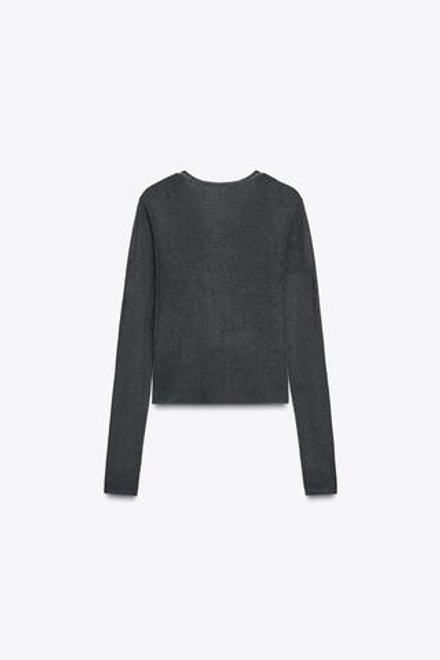 ZARA ТРИКОТАЖНЫЙ ТОП-ТРАНСФОРМЕР, МОРСКОЙ СИНИЙ
