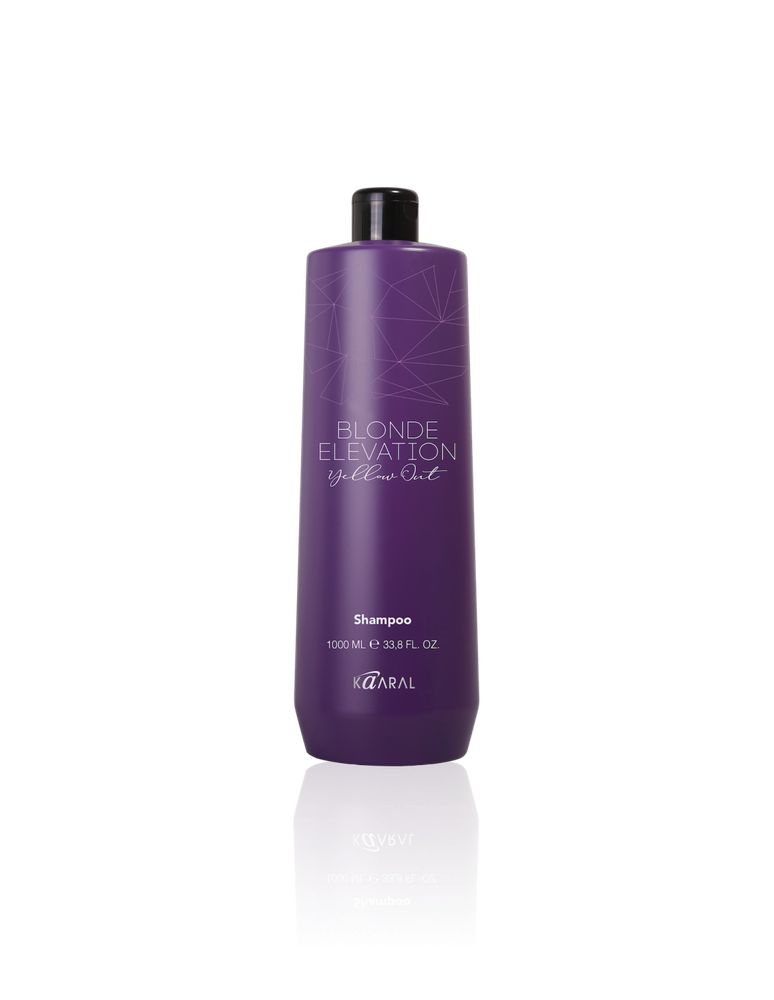 Шампунь KAARAL Blonde Elevation Yellow Out Shampoo антижелтый для волос - 1000 мл.