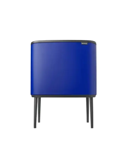 Brabantia Bo Touch 11+23 л контейнер для мусора mineral power синий