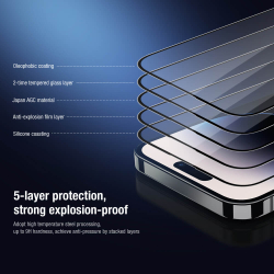 Защитное стекло на экран и основную камеру Nillkin 2-in-1 HD  для  iPhone 14 Pro Max