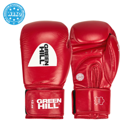 BGS-1213w Кикбоксерские перчатки Super Star WAKO Approved красные