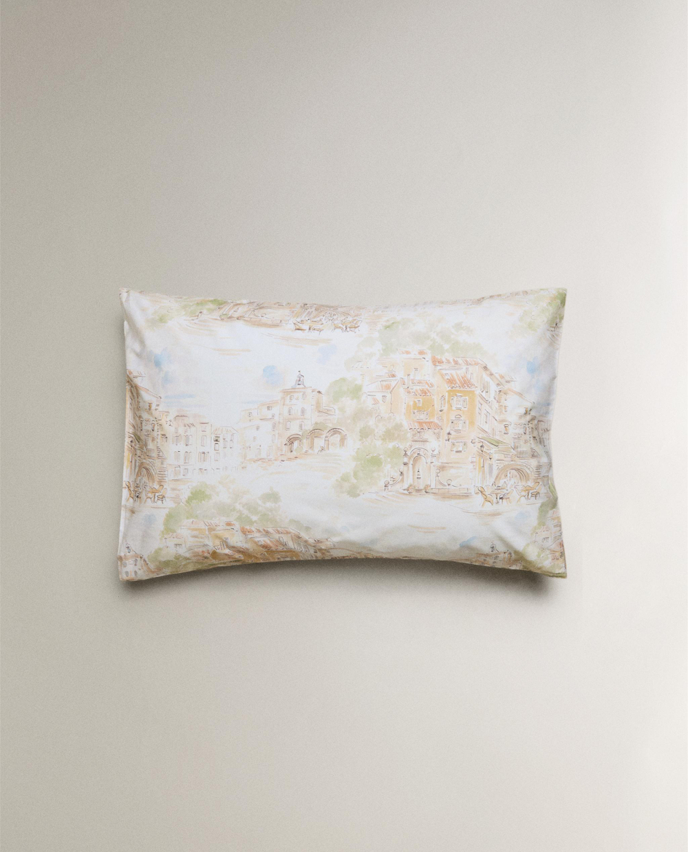 Наволочка Zara Home, хлопок 100%, однотонный, 4127/091