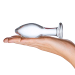 Анальная пробка Glas Classic Glass Butt Plug, стекло, 11 см