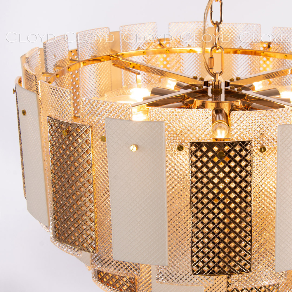 Люстра Cloyd PIANOLA C14 / Ø50 см - золото (арт.10815)