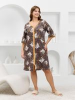 Халат Гевея Виотекс КОРИЧНЕВЫЙ