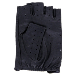 Перчатки кожаные б/п черные