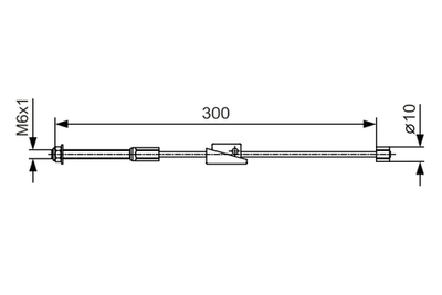 BOSCH - 1987482132-BOC - Cable Pull, parking brake