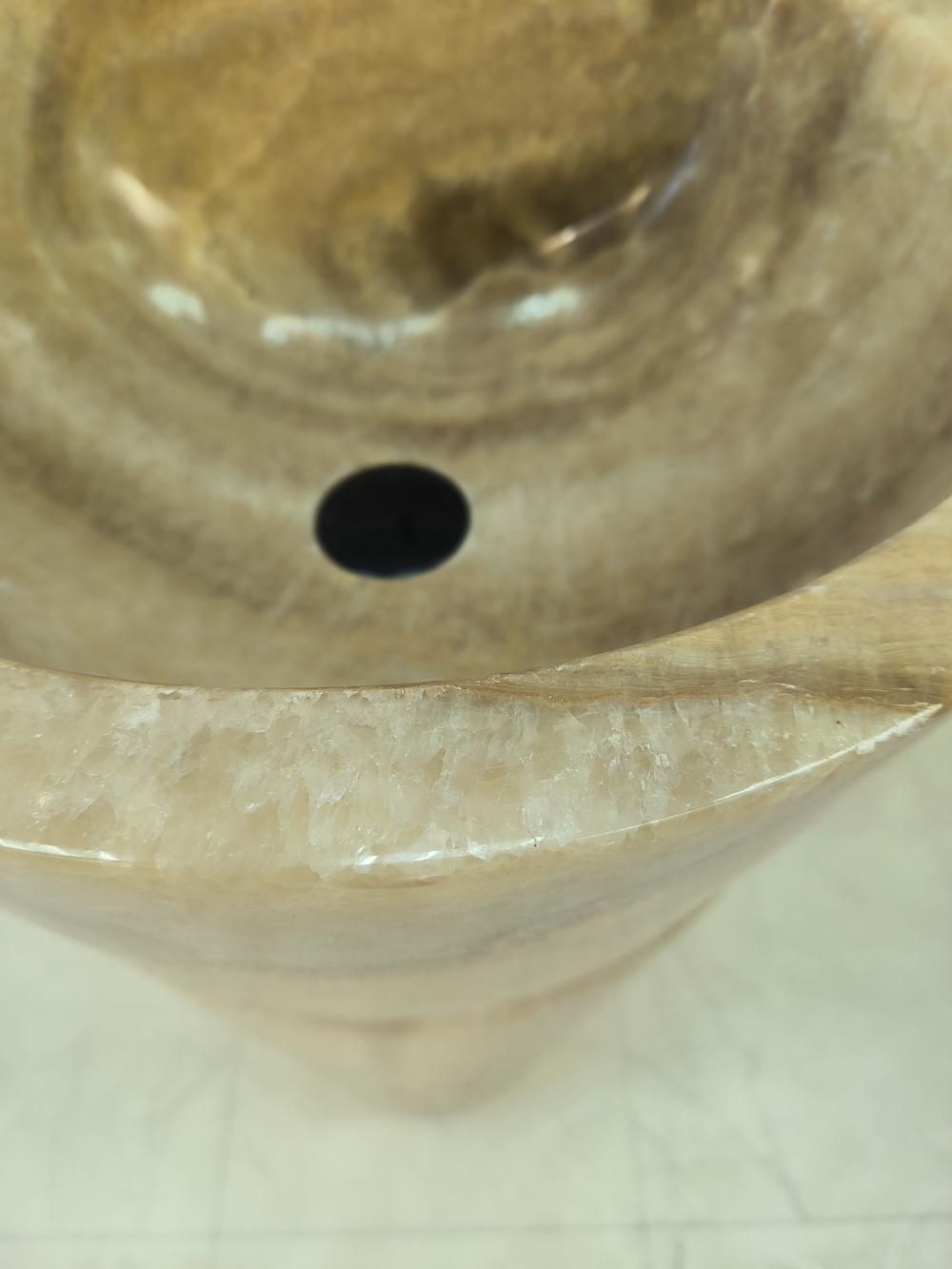 Раковина напольная из оникса Sunset ON-61352 (45*45*90)