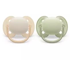 Əmzik\ ultrasoft soother, 0-6m, neutral boy, 2-pack