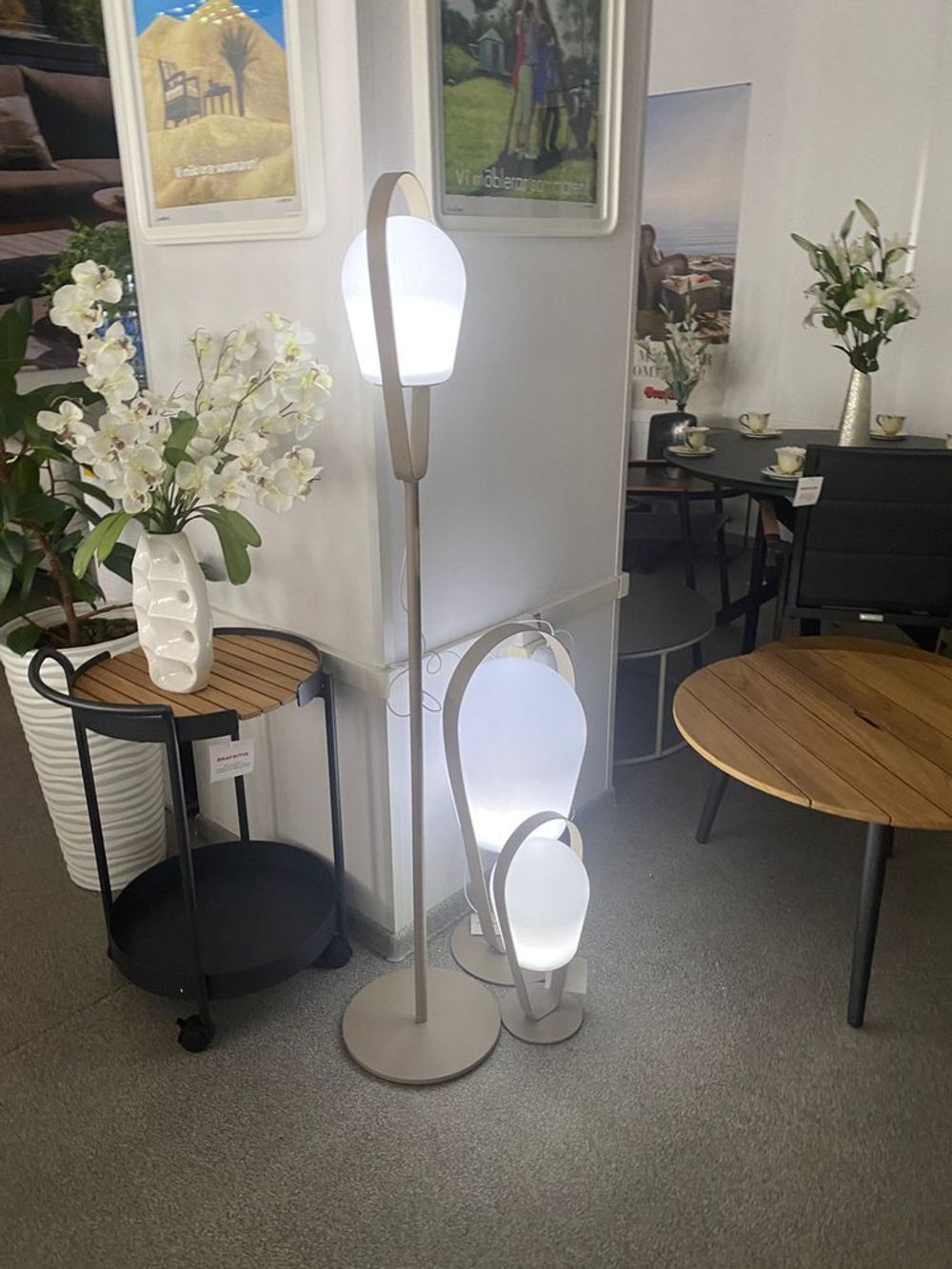 Solna 72см, лампа бежевый, алюминий/полимер