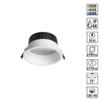 359557 WIR NT25 000 белый Светильник встраиваемый с переключателем цв. температуры IP44 LED 30W 220-240V 3000К\4000К\6000К CLARA