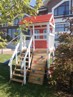 Детский домик с качелями "Прованс"