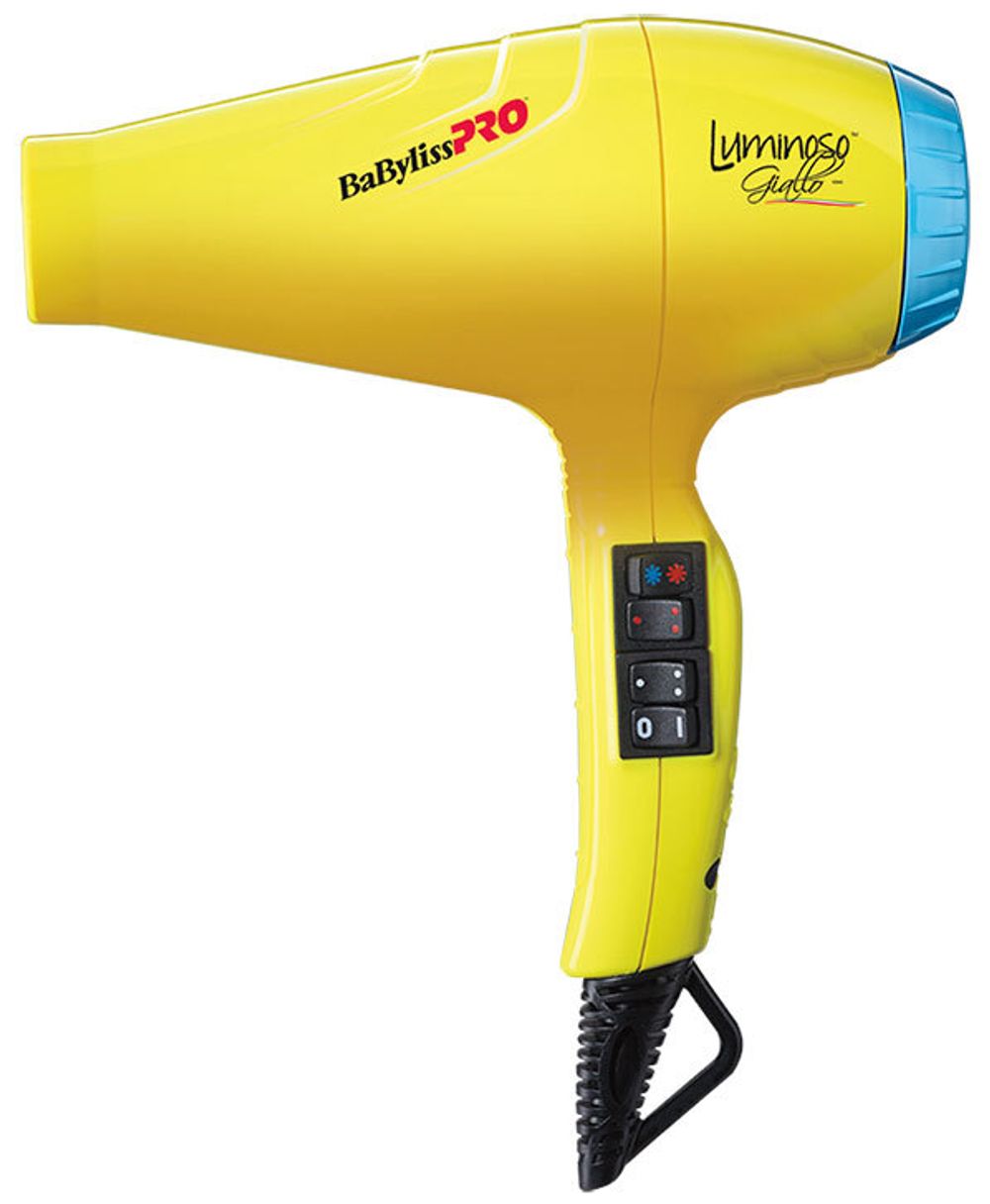 Профессиональный фен BaByliss PRO Luminoso Giallo Ionic BAB6350IYE 2100W - 12
