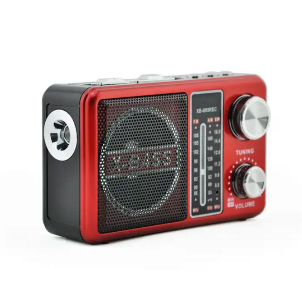 Радиоприемник Waxiba XB-895REC (USB/TF/BT) фонарик