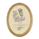 Девочка с мишкой [Арт. S000IE8]