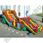 Большая надувная горка "Дракоша"