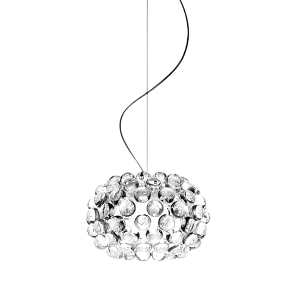 Pendant design lamp  CABOCHE piccola by Foscarini (Clear)