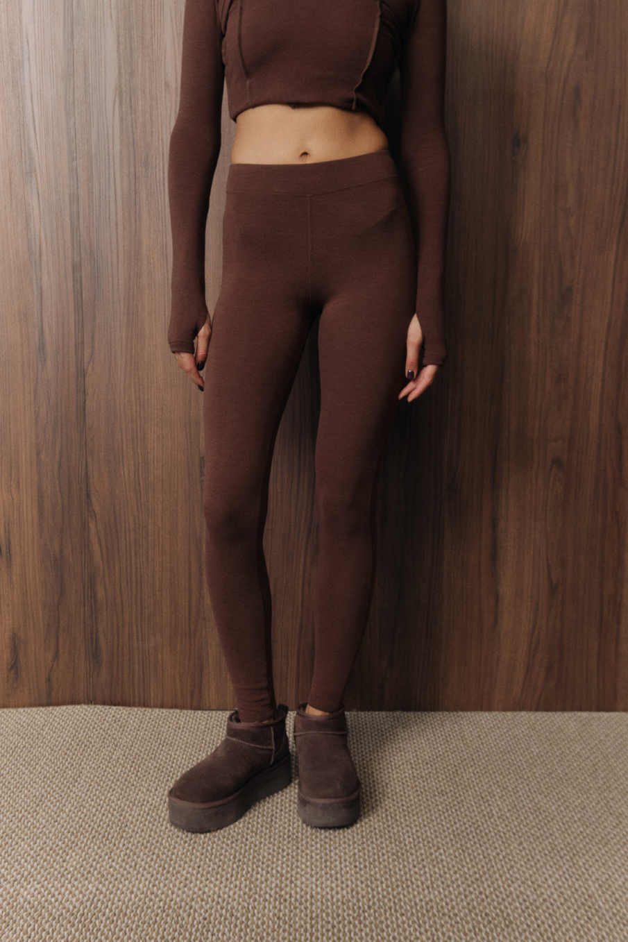 Леггинсы GRELKA | Коричневый