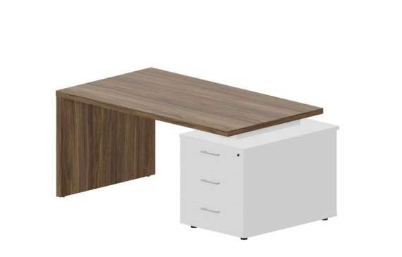 Стол на опорной тумбе 3 ящика (правый) 160(+0/15/30)х90х73.5см