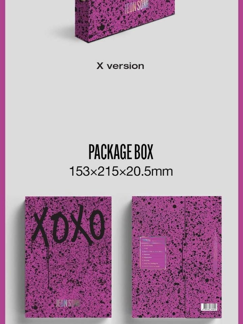 Альбом JEON SOMI - XOXO 1st Album RANDOM Version
