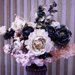 Искусственные цветы «FLOWERS GLAMOUR» 72см Орхидея белая