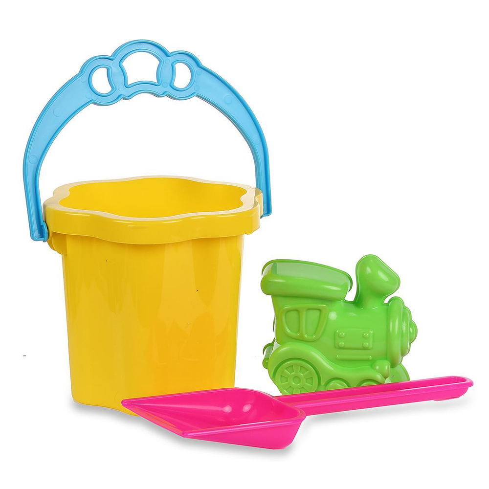 Песочный набор №107 (ведро 0,7л, формочка, совок 21см) (Стеллар)