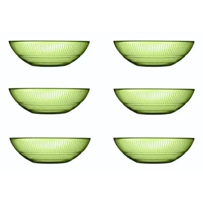 Набор тарелок суповых LUMINARC Луиз 6шт 20см шартрез