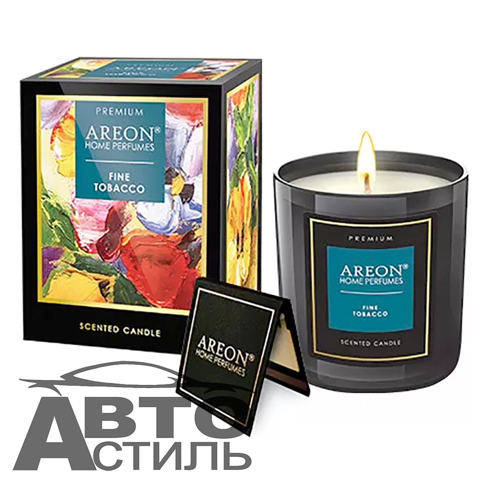 Ароматизатор Свеча ароматическая AREON Premium - Fine Tobacco/Прекрасный табак