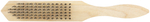 Корщетка с деревянной ручкой 6-ти рядная 38406