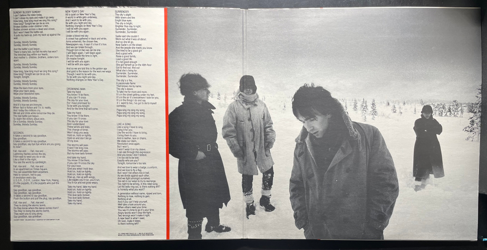 U2 ‎– War (Скандинавия 1983г.)
