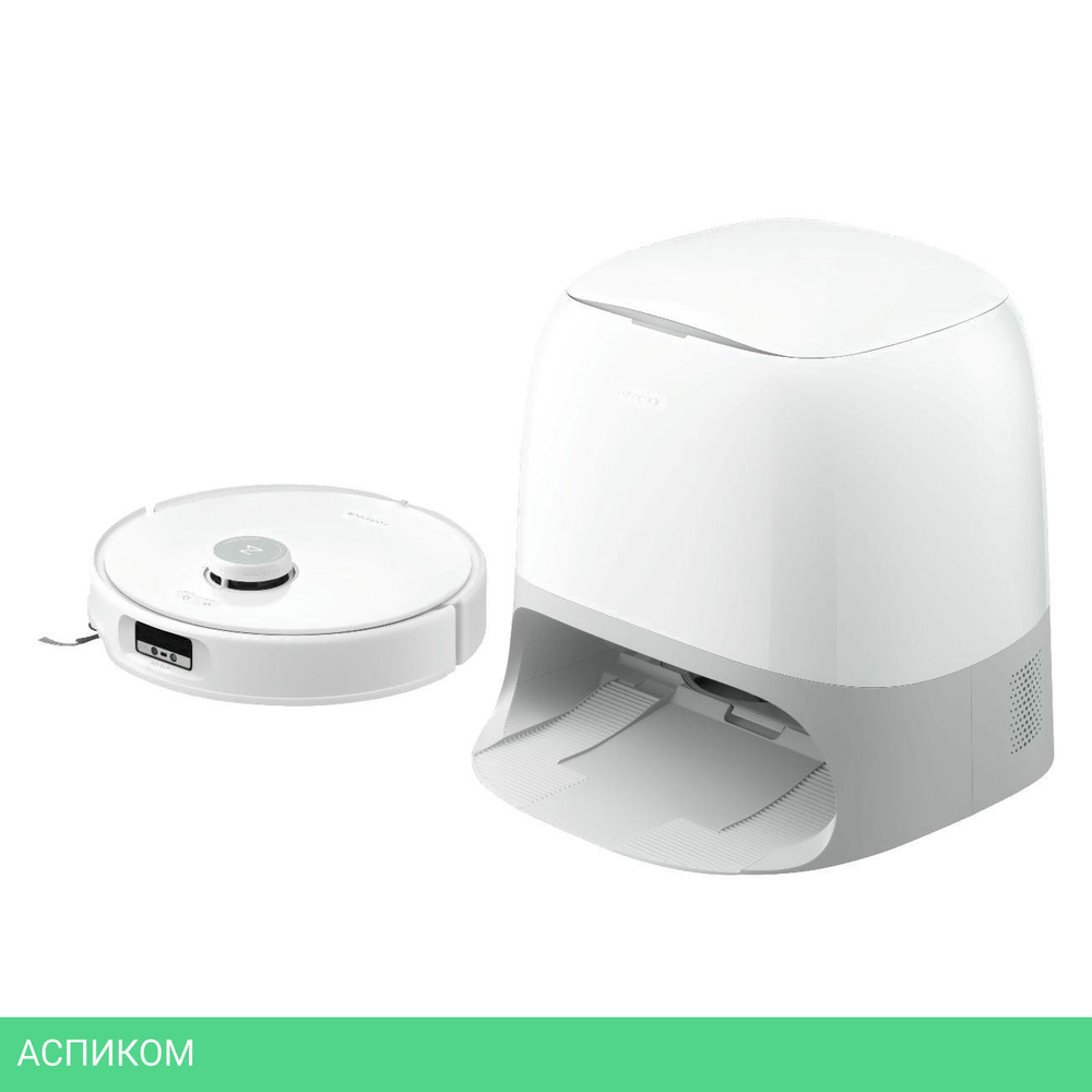 Робот-пылесос Roborock Robotic Vacuum Cleaner+Empty Wash Fill Dock Qrevo Curv RU White (QRC02-02)