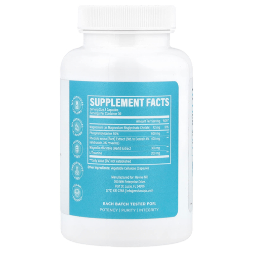 Revive, Cortisol Support, 90 вегетарианских капсул