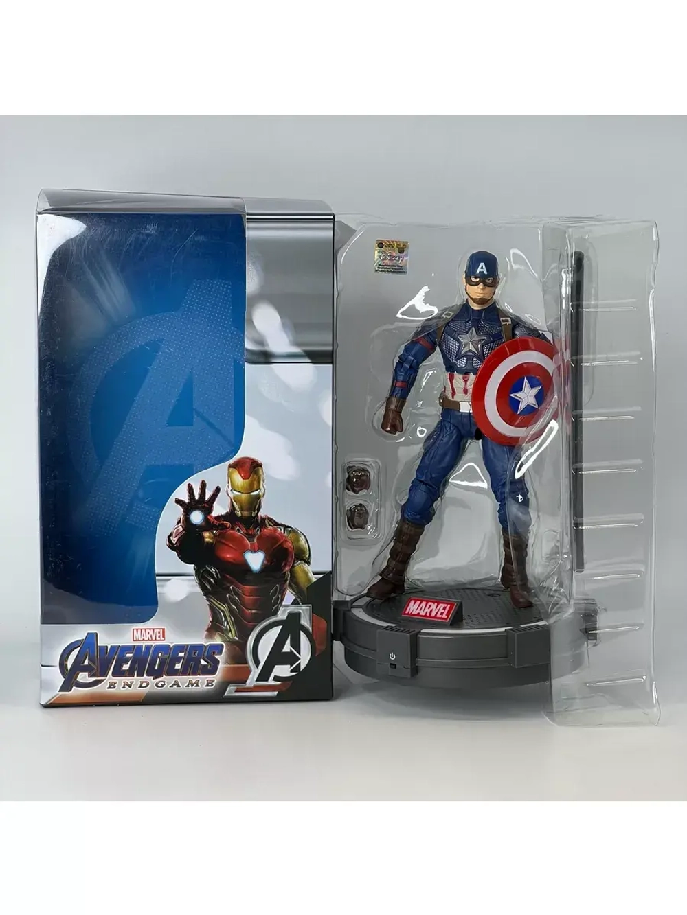 Фигурка игрушка Капитан Америка Марвел ZD Toys 1606-17 свет
